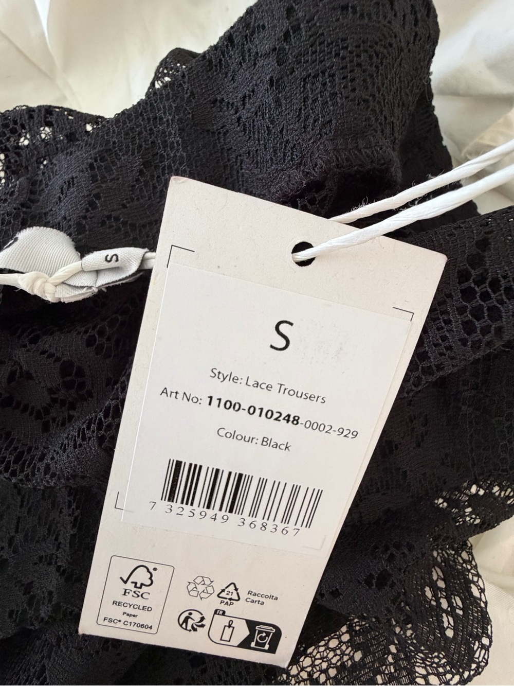 Nakd Women's Black Lace Wide-Leg Pants - Picture 4 of 6